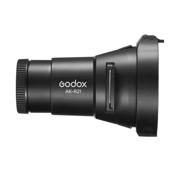 Godox AK-R21 Flash da Câmara Projetor 65mm Projeção Len para Cabeça Redonda Flash+Caixa de lâminas+2*Slides para Godox AD100/Pro/AD200/Pro/V1