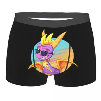 Spyro Bonito Dragão Clima De Verão Cuecas Breathbale Calcinha Homem Cueca Ventilar Shorts Boxer Briefs