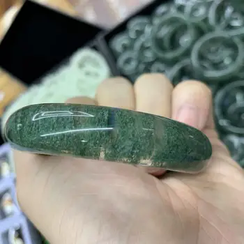 verde natural de cristal de pedra de quartzo pulseira pedra preciosa natural jóias pulseira para a mulher para o presente atacado !