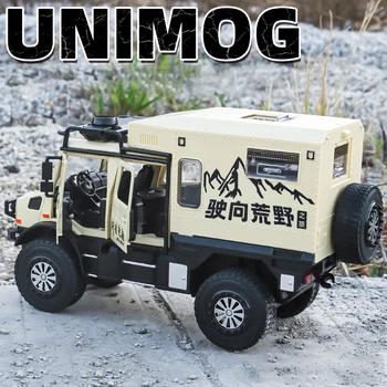 1:20 Unimog RV ORV Veículo Off-Road Motorhom Liga de Modelo de Carro Diecasts & Veículos de Brinquedo Carros de Brinquedo de Criança Brinquedos Para as Crianças Presentes