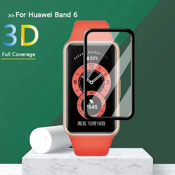 1-3pcs Completo Protetor de Tela Para Huawei de Banda de 6 Pro /Banda de Honra 6 FitnessTracker Inteligente Pulseira de Relógio Pulseira de Película Protetora