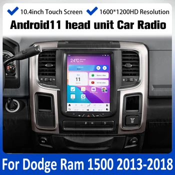 10.4 polegadas android auto-rádio leitor Para Dodge Ram 1500 2013-2018 de navegação do gps do carro de áudio e vídeo carplay