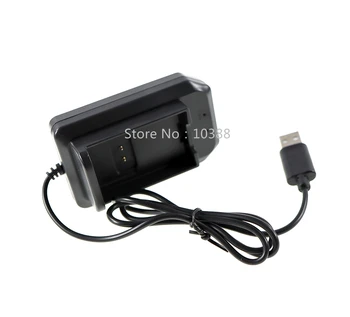 10pcs Preto Controlador USB Carregador de Bateria Carregamento Dock Station para Xbox360 sem fio controlador