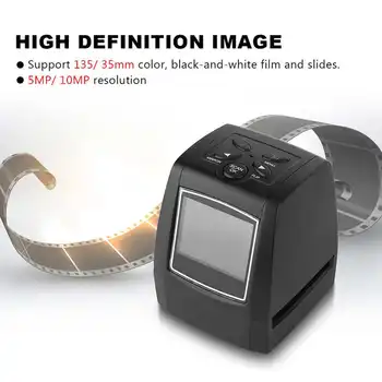 135/35mm Filme Negativo Scanner Scanner de Slides de Fotos com 2,36 pol TFT LCD-NOS Plug 110-240V