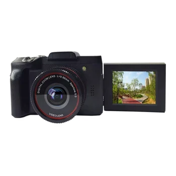 16MP 16X de Zoom HD de 1080P a Rotação da Tela de Mini Mirroless Câmera Digital Câmera de vídeo DV Com Built-In Microfone