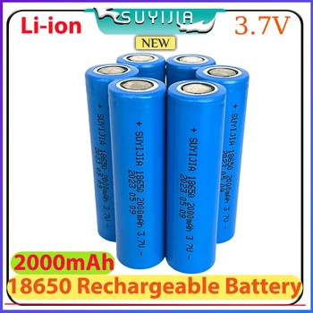 18650 3,7 V 2000mAh bateria de Li-ion Bateria Recarregável para a Luz Forte da Lanterna Lanterna do Farol Telefone Móvel/Equipamento médico