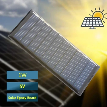 1W 5V Multifunção do Painel Solar em Casa Sistema de Iluminação Elétrica do Ventilador Carregador