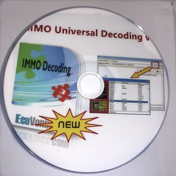 2021Newest EcuVonix 3.2 CD DVD IMMO Universal Decodificação V3.2 Remova IMMO Off + Keygen Ilimitado de Crack Ferramenta de Diagnóstico