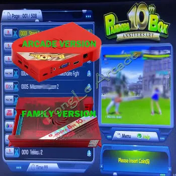2023 Nova Versão de Arcade Jamma / Familiar a Bordo Caixa de Pandora 10 5142 EM 1 Para 2 Jogadores Light Gun Jogos de Terminal Completo