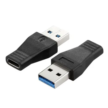 2Pcs/monte USB Macho para Tipo-c Feminino 3.1 USB de Alta Velocidade-C Adaptador