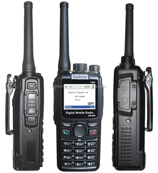 2pcs Kydera DM-880 UHF Analógico/Digital de 5 Watts DMR Rádio Portátil com Display LCD e Teclado
