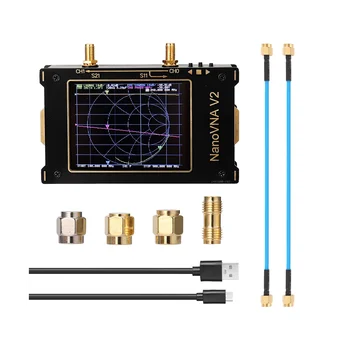 3.2 Na Tela 3G Analisador de Rede Vetorial S-A-A-2 NanoVNA V2 Antena Analisador de ondas Curtas HF VHF UHF Medida Duplexador Filtro