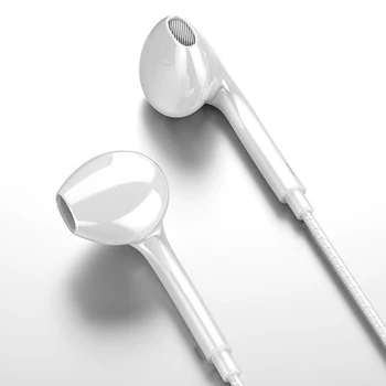 3,5 mm Fones de ouvido com Fio No Ouvido Fone de ouvido Para o IPhone Xiaomi Fones de ouvido com Fio Com Microfone Bass Estéreo de Fones de ouvido de Esportes de Mãos Livres Fone de ouvido