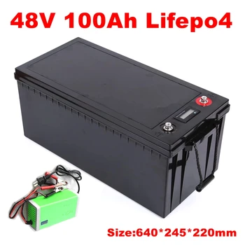 48V 100Ah Lifepo4 Fosfato do Ferro do Lítio Baterias Para Barco Solar do Inversor de Carrinho de Golfe