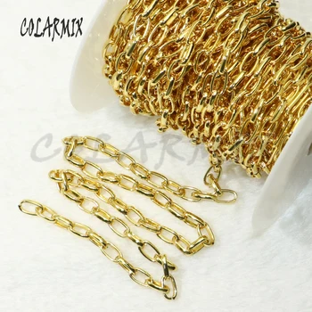 5 metros link cadeia de acessórios de grande colar de cadeia mistura de cores, colar de ccessories cadeia para fazer jóias 50767