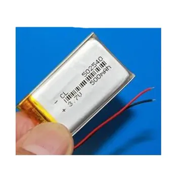 502540 3,7 V 500Mah Íon de Lítio do Polímero do Li-íon bateria do Li-po Bateria Recarregável Para MP3 Unidade de Gravador de