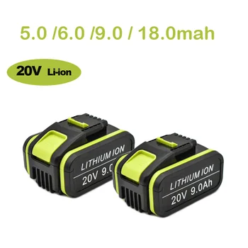 6000/9000mAh Substituição Worx 20V Max Bateria do Li-Íon WA3551 WA3551.1 WA3553 WA3641 WX373 WX390 Bateria Recarregável da Ferramenta