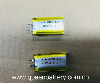 802040 3.7 v bateria de li-po bateria do li-polímero célula recarregável com célula 600mah