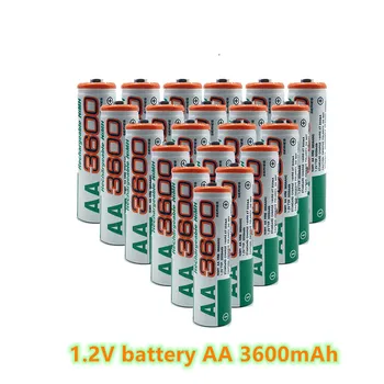 AA bateria 100% MAH, 3600 V, NiMH, apropriado para o relógio, mouse, computador 2, novo, 1.2