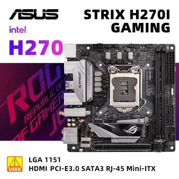 ASUS ROG STRIX H270I JOGOS+i5 6500 LGA 1151 KIt placa Mãe Intel H270 DDR4 32GB M. 2 USB3.1 PCI-E 3.0 de Mini-ITX Para o 7º/6 gen