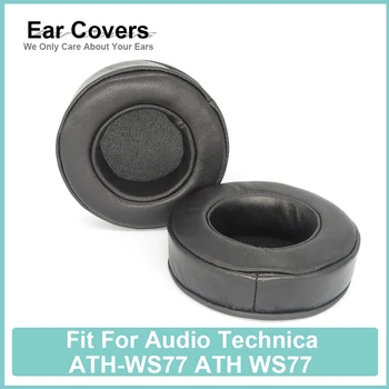 ATH-WS77 ATH WS77 Protecções Para Fone de ouvido Audio Technica de pele de Carneiro Macia e Confortável Earcushions Almofadas de Espuma