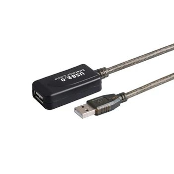 Active 10M USB 2.0 cabo de extensão cabo com IC booster de alta velocidade USB 2.0 a macho para UMA fêmea fio de 15M 5M 3M(chispet:FE1.1)