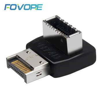 Actualizar o Seu computador: USB 3.1-Tipo E 90 Graus Conversor Adaptador para o Conector de placa-Mãe