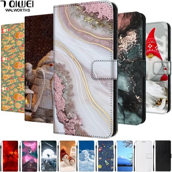 Adorável Livro de Couro Case para Samsung Galaxy S6 S7 S8 S9 S10 S20 S21 Plus Ultra Borda FE S10e Tampa Flip Carteira Casos de Telefone de Bonito