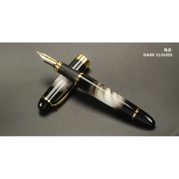 Alta qualidade Iraurita caneta-tinteiro Full metal Dourado Clipe de luxo canetas Jinhao 450 Caneta artigos de Papelaria do Escritório material escolar