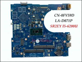 Atacado AAL15 LA-D071P Para Dell Insprion 5559 Laptop placa-Mãe CN-088XGN 88XGN SR2EU I3-6100U DDR3L 100% Testado