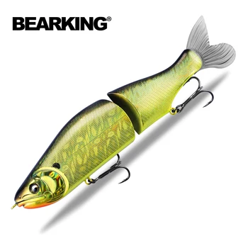 Bearking Nova Cor Swimbaits 185mm 64g 2.25 oz Articulados Minnow Flutuante de Ação para os Grandes Peixes