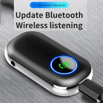 Bluetooth 5.0 Receptor para Carro Bluetooth de Cancelamento de Ruído AUX Adaptador Bluetooth Receptor de Música para a Home do aparelho de som/Fone de ouvido com Fio