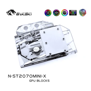 Bykski N-ST2070MINI-X, Cobertura Completa de Gráficos de Cartão de Água de Resfriamento do Bloco, Para a Zotac GeForce RTX2070-8GD6 MINI OC