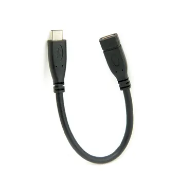CY CYSM Macho e Fêmea USB-USB C 3.1 Tipo C de Extensão Cabo de Dados para 12 polegadas Laptop Tablet e Celular