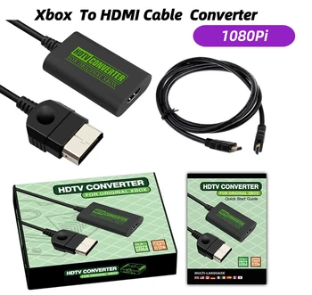 Console Xbox compatíveis com HDMI, Conversor Digital de Áudio de Vídeo, Adaptador para XBOX 480i 480P 720P 1080i para Xbox para Monitor HDTV