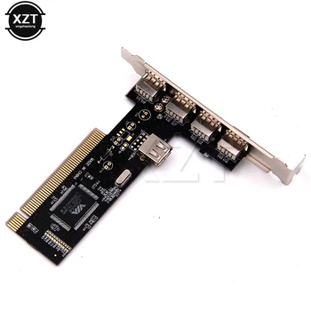 De alta Velocidade USB 2.0 de 4 portas 480Mbps VIA HUB de Controlador de PCI Adaptador de Cartão de Presentes