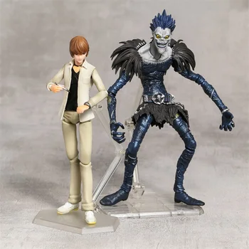 Death Note Yagami Light Assassino Kira Ryuk PVC Figura de Ação do Brinquedo Anime Collectible Figurine Modelo de Brinquedo