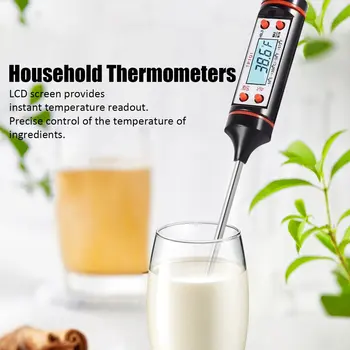 Digital Termômetro de Carne de Cozimento do Alimento de digitas com Sonda de Leitura Instantânea do Sensor do Termómetro para Grelhar CHURRASCO Líquido de Cozinha
