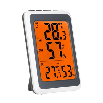 Digital Thermo Termômetro & Higrômetro De Temperatura Indicador De Umidade Interior E Exterior De Temperatura E Umidade Medidor Medidor De