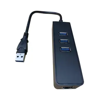Driver Livre ABS Rápida Transferência de Dados USB3.0 para RJ45 Adaptador de Rede do Computador Cabo LAN Ethernet Conector