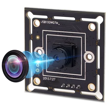 ELP 720P Mini Webcam 32*32mm de Alta velocidade USB2.0 MJPEG 30fps HD USB módulo de Câmera Com o M7 45 lente de grau