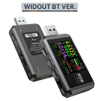 FNB58 FNB48P USB Tester Voltímetro Amperímetro TIPO-C Carga Rápida Detecção de Gatilho Capacidade de Medição de Ondulação de Medição