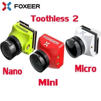 FOXEER Desdentados 2 Mini/Micro/Nano Câmera CMOS de 1/2 1200TVL PAL/NTSC 4:3 16:9 Suporte OSD Imagem Natural Para RC FPV Racing Drone
