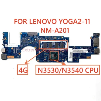FRU: 5B20H09738 para Lenovo YOGA2-11 laptop placa-mãe NM-A201 com N3530/N3540 de CPU de 100% Totalmente Testada de Trabalho