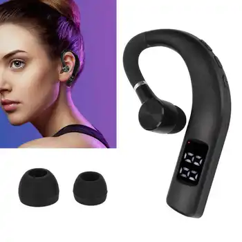 Fone de ouvido Bluetooth IPX5 Impermeável mãos-livres com Cancelamento de Ruído Único de Ouvido Bluetooth Fone de ouvido para a Execução de Condução de Negócios