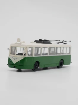 Fundição-1:72 Escala francês Trólebus Ônibus da Liga de Colecionáveis do Carro de Metal Modelo de Brinquedo Adulto Hobby Presente de natal Enfeite de lembranças