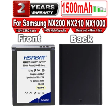 HSABAT 1500mAh bateria BP-1030 BP1030 BP1130 BP-1130 ED-BP1030 da Bateria para Samsung NX200 NX210 NX1000 NX1100 NX2000 NX-300M L10 Câmara