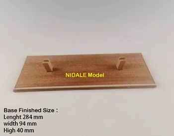 Hobby navio de modelo de base de pedestal de madeira acessórios Aosong Placa Modelo de Exibição da Base de dados de Osson placa de suporte de exposição