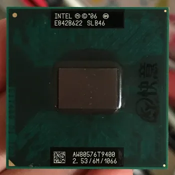 Intel Core 2 Duo T9400 SLB46 SLAYY de 2,5 GHz Dual-Core, Dual-Thread da CPU Processador de 6M 35W Soquete P