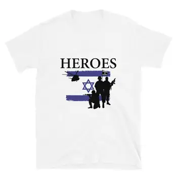 JHPKJHeroes tsahal Israel exército Premium de Algodão de Manga Curta-O-Pescoço Mens T-Shirt Nova S-3XL